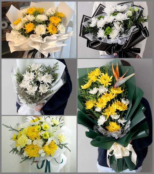 贵州毕节市七星关区田坝桥镇弯腰树村白事花束代送